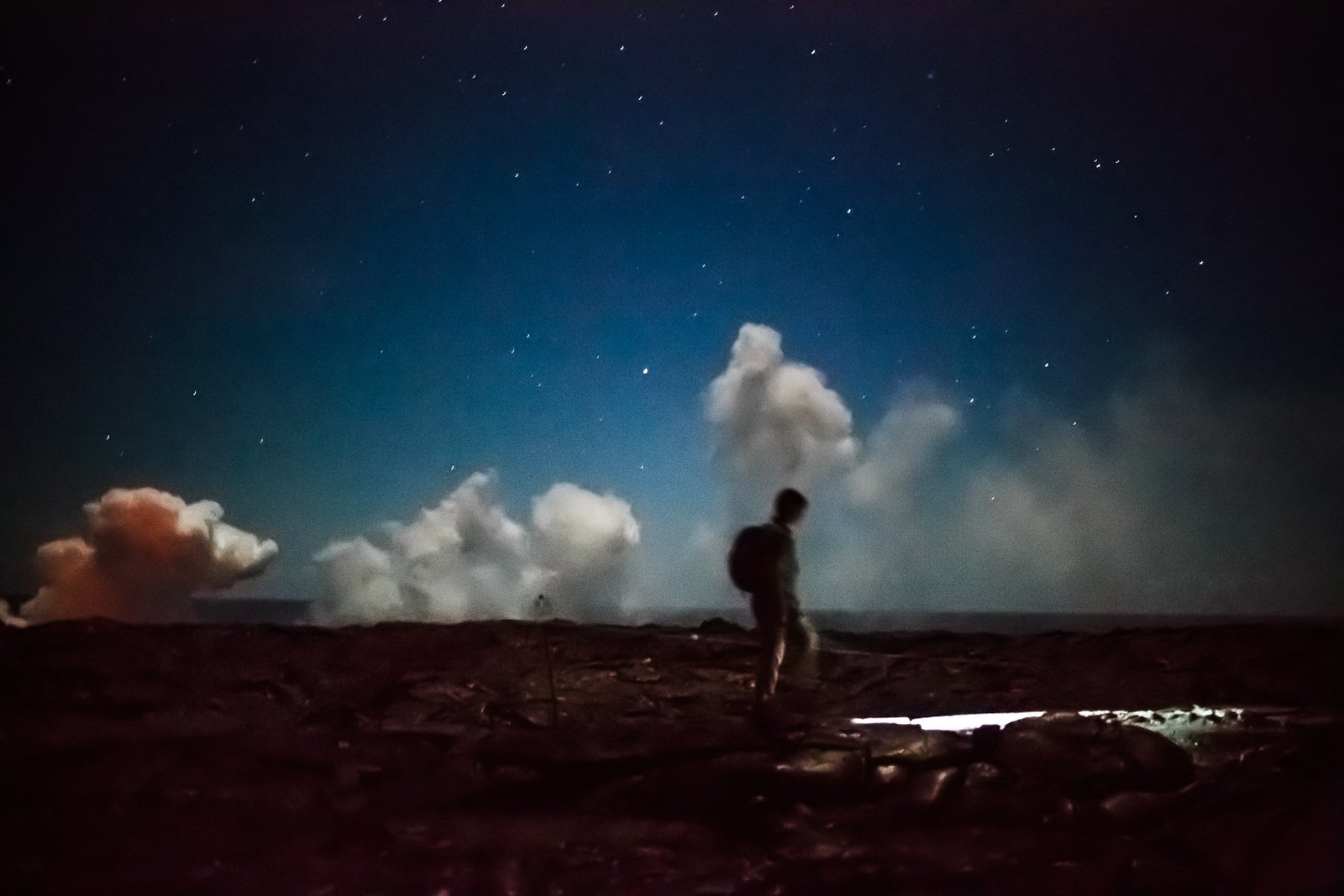 night volcano hike - YUJIN LIM